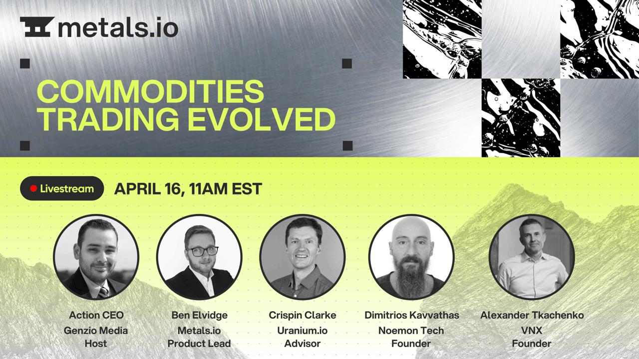 Commodities Trading Evolved - Metals.io Livestream thumbnail