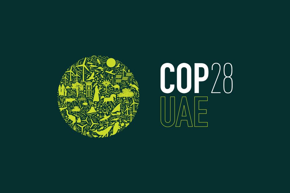 COP28 UAE official logo and branding, United Nations Climate Change Conference 2023